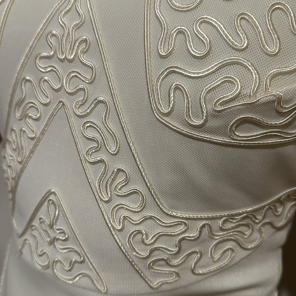 Bridal fringe cocktail dress - Picture 5 of 6